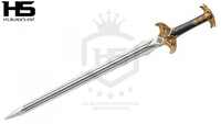 38" Sword Of Bard The Bowman (Battleready Spring Steel & D2 Steel versions are Available) with Plaque from The Hobbit-ORGEX