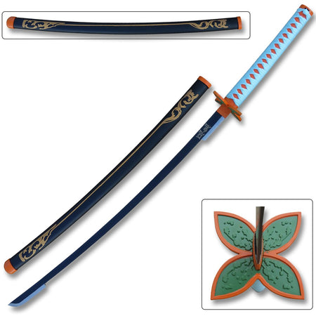 Green Nichirin Blade Japanese Sword in Just $77 (Japanese Steel is Available) of Shinobu Kocho from Demon Slayer Type I | Japanese Samurai Sword