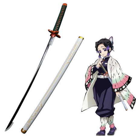 Green Nichirin Blade Japanese Sword in Just $77 (Japanese Steel is Available) of Shinobu Kocho from Demon Slayer Type III | Japanese Samurai Sword