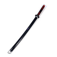 Black Nichirin Blade Japanese Sword in Just $77 (Japanese Steel is Available) of Tanjiro Kamado from Demon Slayer (Sem Black) | Japanese Samurai Sword