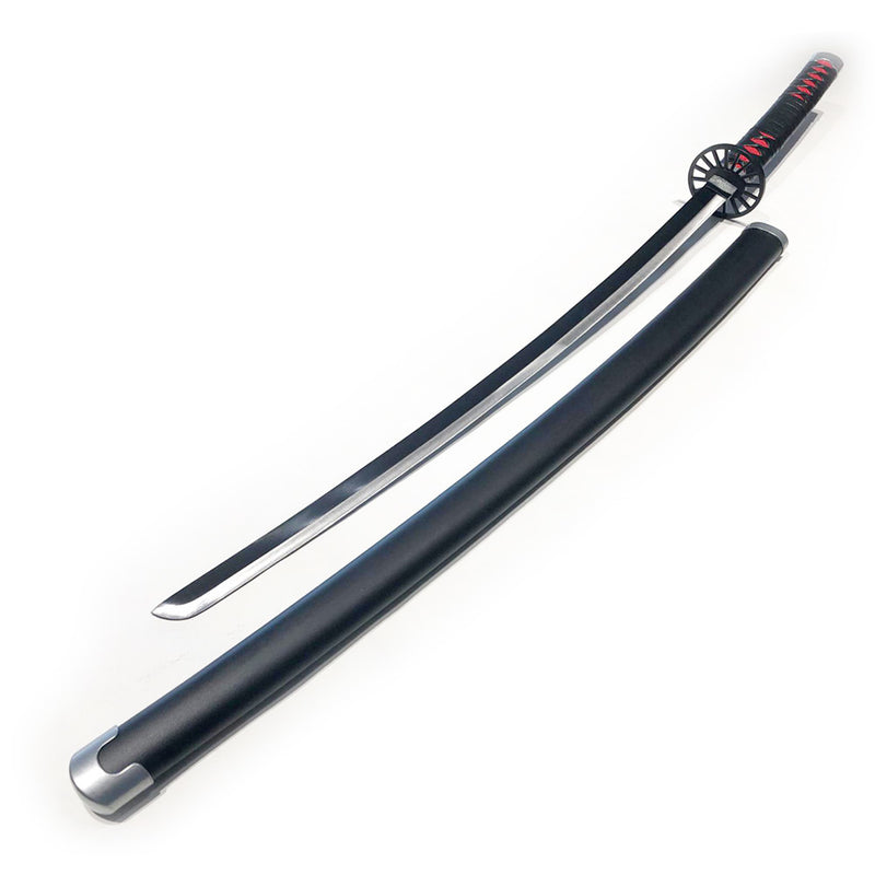Black Nichirin Blade Japanese Sword in Just $77 (Japanese Steel is Available) of Tanjiro Kamado from Demon Slayer (Sem Black) | Japanese Samurai Sword