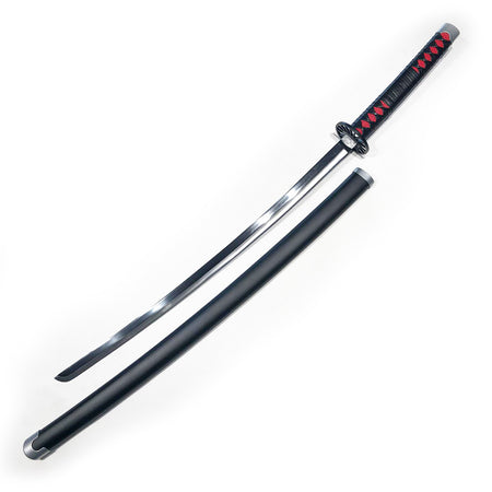 Black Nichirin Blade Japanese Sword in Just $77 (Japanese Steel is Available) of Tanjiro Kamado from Demon Slayer (Sem Black) | Japanese Samurai Sword