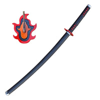 Nichirin Sword in Just $88 (Japanese Steel is Available) of Rengoku Kyojuro from Demon Slayer Type VI | Japanese Samurai Sword