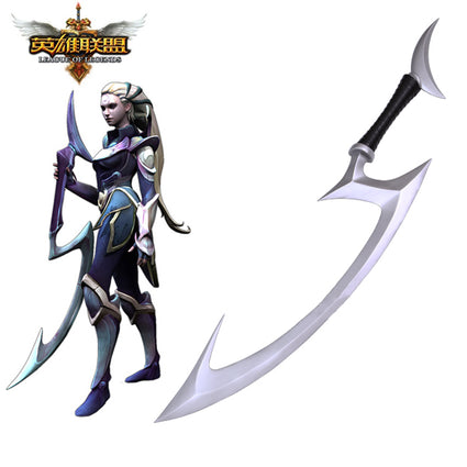 30" Crescent Moonsilver Blade Sword of Diana in Just $88 (Japanese Steel is Available) from League of Legends Swords