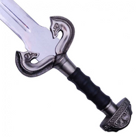 Black Handgrip Sword of Ewoyn with Plaque & Sheath from Lord of The Rings