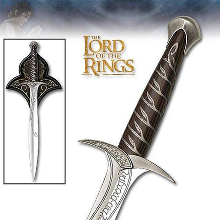 22" Sting Sword of Frodo w/ Plaque in just $69 (Spring Steel & D2 Steel Battle Ready Versions are also Available) from Lord of The Rings-Black