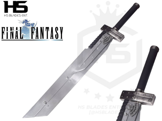 Final Fantasy Cloud's Fusion Buster Sword With Sheath | FF7 advent children | Split Joint Buster Sword