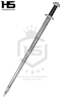 34" Full Tang Practical Vikings Godfred Sword 2047 (Spring Steel & D2 Steel Battle ready are available) with Scabbard