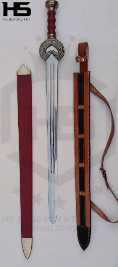 Herugrim Sword of King Theoden from Lord of The Rings w/ Plaque & Sheath/Scabbard | King of Rohan | Kingdom of Men | Kingdom of Rohan