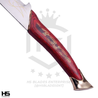 38" Hadhafang Sword of Arwen in Just $88 (Battleready Spring Steel & D2 Steel versions are Available) The Queen of Middle Earth from Lord of The Rings-Red
