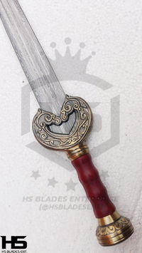 39" Damascus Herugrim Sword of Theoden King (Full Tang, BR) from Lord of The Rings Swords with Scabbard-LOTR Swords