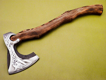 The Barhama: Battle Ready Functional Axe in Just $69 with Leather Sheath-Functional Viking Axe