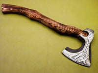 The Barhama: Battle Ready Functional Axe in Just $69 with Leather Sheath-Functional Viking Axe
