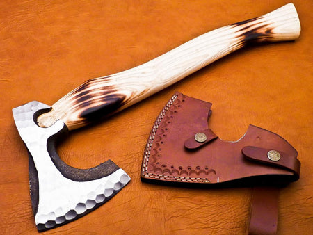 The Maybon: Battle Ready Functional Axe in Just $69 with Leather Sheath-Functional Viking Axe