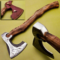 The Barhama: Battle Ready Functional Axe in Just $69 with Leather Sheath-Functional Viking Axe