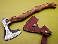 The Barhama: Battle Ready Functional Axe in Just $69 with Leather Sheath-Functional Viking Axe