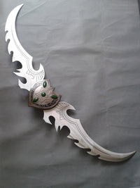 Warglaive of Azzinoth Sword of Illidan Stormrage The Betrayer (Spring Steel & D2 Steel versions are Available) from World of Warcraft Swords-WoW Swords