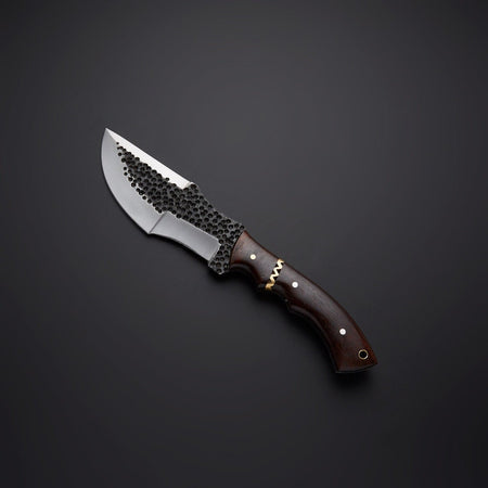 Rerdrick Tracker Knife with Sheath (Spring Steel, D2 Steel are also available)-Camping & Hunting Knife