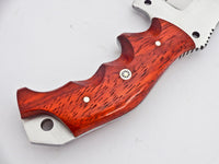Boxer Tracker Knife with Sheath (Spring Steel, D2 Steel are also available)-Camping & Hunting Knife