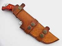 Boxer Tracker Knife with Sheath (Spring Steel, D2 Steel are also available)-Camping & Hunting Knife