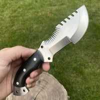 Reindeer Tracker Knife with Sheath (Spring Steel, D2 Steel are also available)-Camping & Hunting Knife