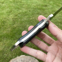 Reindeer Tracker Knife with Sheath (Spring Steel, D2 Steel are also available)-Camping & Hunting Knife