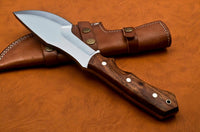 Germor Tracker Knife with Sheath (Spring Steel, D2 Steel are also available)-Camping & Hunting Knife