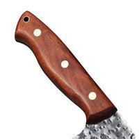 The Katz: Cleaver Knife with Sheath (Spring Steel, D2 Steel are also available)-Butcher Knife & Kitchen Knife