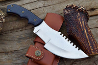 Marksman Tracker Knife with Sheath (Spring Steel, D2 Steel are also available)-Camping & Hunting Knife