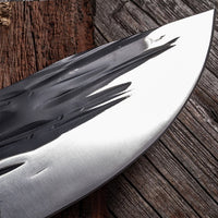 The Florence: Cleaver Knife with Sheath (Spring Steel, D2 Steel are also available)-Butcher Knife & Kitchen Knife