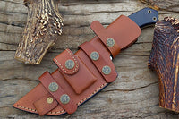 Marksman Tracker Knife with Sheath (Spring Steel, D2 Steel are also available)-Camping & Hunting Knife