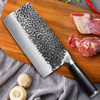 The Bordger: Cleaver Knife with Sheath (Spring Steel, D2 Steel are also available)-Butcher Knife & Kitchen Knife