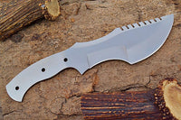 Blank Blade Tracker Knife with Sheath (Spring Steel, D2 Steel are also available)-Camping & Hunting Knife