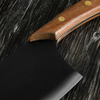 The Rowdy: Cleaver Knife with Sheath (Spring Steel, D2 Steel are also available)-Butcher Knife & Kitchen Knife