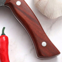 The Minmeat: Cleaver Knife with Sheath (Spring Steel, D2 Steel are also available)-Butcher Knife & Kitchen Knife