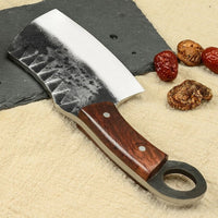 The Allens: Cleaver Knife with Sheath (Spring Steel, D2 Steel are also available)-Butcher Knife & Kitchen Knife