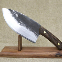 The Paterson: Cleaver Knife with Sheath (Spring Steel, D2 Steel are also available)-Butcher Knife & Kitchen Knife