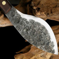 The Mayfair: Cleaver Knife with Sheath (Spring Steel, D2 Steel are also available)-Butcher Knife & Kitchen Knife