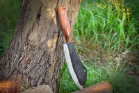 The Zesar: Cleaver Knife with Sheath (Spring Steel, D2 Steel are also available)-Butcher Knife & Kitchen Knife