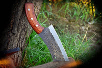 The Mitz: Cleaver Knife with Sheath (Spring Steel, D2 Steel are also available)-Butcher Knife & Kitchen Knife