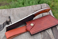 The Swealers: Cleaver Knife with Sheath (Spring Steel, D2 Steel are also available)-Butcher Knife & Kitchen Knife