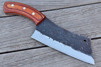 The Mitz: Cleaver Knife with Sheath (Spring Steel, D2 Steel are also available)-Butcher Knife & Kitchen Knife