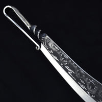 The Feilong: Cleaver Knife with Sheath (Spring Steel, D2 Steel are also available)-Butcher Knife & Kitchen Knife