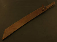 24" Hallmark Machete Bushcraft & Camping Machete (D2 Steel, Spring Steel are available) with Custom Blade Material Variations-Bushcraft Machete