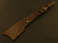 24" Hunter Haunt Machete Bushcraft & Camping Machete (D2 Steel, Spring Steel are available) with Custom Blade Material Variations-Bushcraft Machete