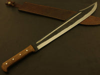 26" Timber Tinge Machete Bushcraft & Camping Machete (D2 Steel, Spring Steel are available) with Custom Blade Material Variations-Bushcraft Machete