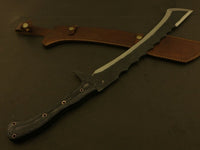 26" Jade'O Machete Bushcraft & Camping Machete (D2 Steel, Spring Steel are available) with Custom Blade Material Variations-Bushcraft Machete