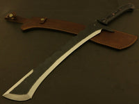 26" Jade'O Machete Bushcraft & Camping Machete (D2 Steel, Spring Steel are available) with Custom Blade Material Variations-Bushcraft Machete