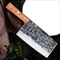 The Primers: Cleaver Knife with Sheath (Spring Steel, D2 Steel are also available)-Butcher Knife & Kitchen Knife