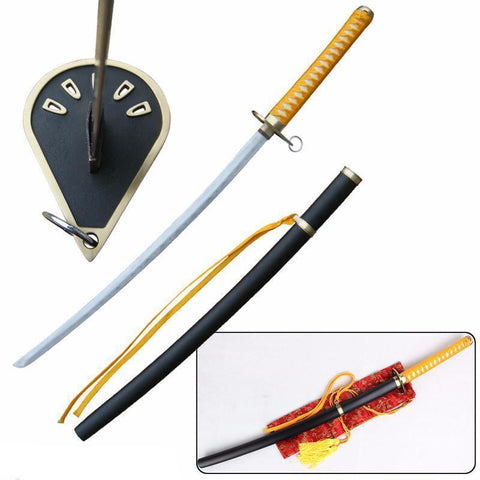 Suzumushi Sword of Kaname Tousen in just $77 (Battle Ready Japanese Steel & Damascus Versions are also available) from Bleach Swords | Bleach Katana | Bleach Zanpakuto Sword